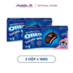 Thumbnail Bánh Socola Pie OREO Vị Vani/Dâu , Combo 2 Hộp X 168G - phiên bản OREO Originial/ SPACE DUNK 2