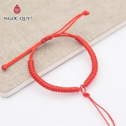 Thumbnail Vòng thắt dây tim bóng - làm vòng handmade - Ngọc Quý 2