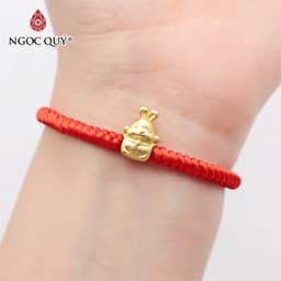 Thumbnail Vòng thắt dây tim bóng - làm vòng handmade - Ngọc Quý 3