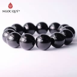 Thumbnail Vòng tay đá Obsidian hạt trơn - Ngọc Quý 3