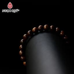 Thumbnail Vòng tay chuỗi hạt Trầm Hương tròn trơn hạt trầm tốc 6mm, 8mm, 10mm - Ngọc Quý 2