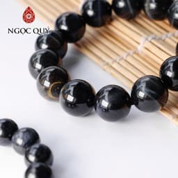 Thumbnail Vòng tay đá mắt hổ xanh đen Tiger's Eye mệnh thủy, mộc - Ngọc Quý 2