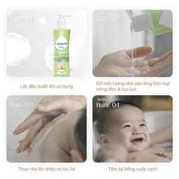 Thumbnail [KOL LIVESTREAM]Bộ 2 chai Sữa Tắm Gội Trẻ Em Lactacyd Baby Extra Milky Làm Sạch Dịu Nhẹ và Dưỡng Ẩm Vượt Trội 500ml/chai 4