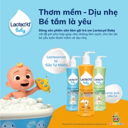 Thumbnail Bộ Sữa Tắm Gội Trẻ Em Lactacyd Baby Extra Milky Size Jumbo 800ml + Chai DDVS Phụ Nữ Lactacyd Odor Fresh 250ml 3