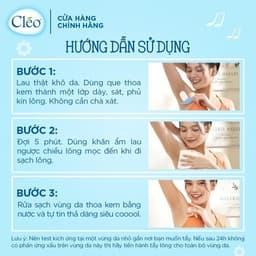 Thumbnail Combo 02 Kem Tẩy Lông Cho Da Nhạy Cảm Cleo Avocado Hair Removal Cream 50g/ tuýp 4