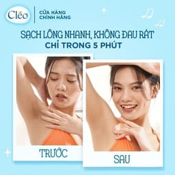 Thumbnail Combo 02 Kem Tẩy Lông Cho Da Nhạy Cảm Cleo Avocado Hair Removal Cream 50g/ tuýp 3