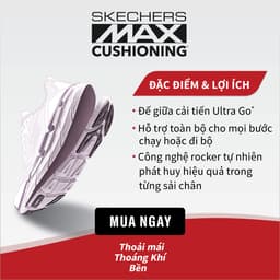 Thumbnail Giày Thể Thao Nữ Skechers Foamies Max Cushioning Dream - 111268-OFWT 2