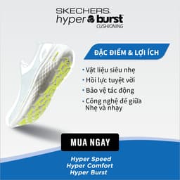 Thumbnail Xăng Đan/Dép Nam Skechers On-The-GO Hyper Slide Deriver Đi Bộ - 246020-WBK 1