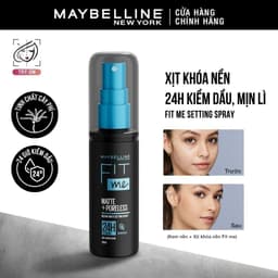 Thumbnail Xịt cố định lớp trang điểm FIT ME MATTE+PORELESS INSTANT MATTE SETTING SPRAY MAYBELLINE NEW YORK 1
