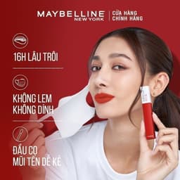 Thumbnail Son Kem Lì 16h Lâu Trôi Maybelline New York Super Stay Matte Ink City Edition Lipstick 5ml 2