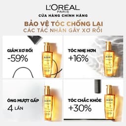 Thumbnail Bộ dầu dưỡng chiết xuất tinh dầu hoa tự nhiên L'Oreal Paris Elseve Extraordinary Oil Ultra Nourishing 130ml 3