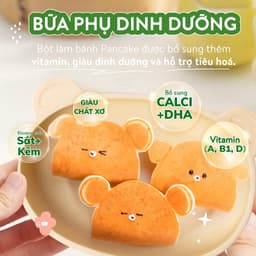 Thumbnail Bột làm bánh trộn sẵn Mămmy làm bữa phụ cho bé 6 tháng: bánh Crepe, Pancake, PannaCotta, Pudding và Bột làm váng sữa 2