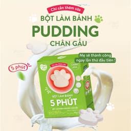 Thumbnail Bột làm bánh trộn sẵn Mămmy làm bữa phụ cho bé 6 tháng: bánh Crepe, Pancake, PannaCotta, Pudding và Bột làm váng sữa 4