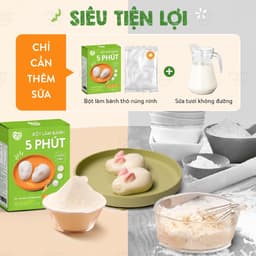 Thumbnail Bột làm bánh Panna cotta thỏ núng nính Mămmy làm bữa phụ cho bé chỉ 5 phút bổ sung vitamin và DHA 4