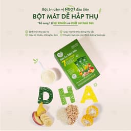 Thumbnail Bột ăn dặm mix vị Mămmy bổ sung DHA, canxi, sắt giúp bé phát triển khỏe mạnh, thông minh, hộp 7 gói 3