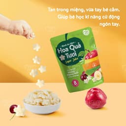 Thumbnail Bánh ăn dặm vị hoa quả tươi Mămmy tan trong miệng, từ trái cây thật giàu vitamin, khoáng chất hỗ trợ đề kháng 25 gram 4