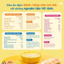 Thumbnail Dầu Olive bổ não Mămmy cho trẻ ăn dặm, hữu cơ nguyên chất chai 100ml 2