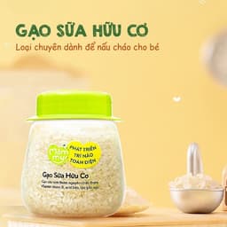 Thumbnail Gạo sữa hữu cơ Mămmy nấu cháo ăn dặm cho bé từ 6 tháng hũ 140gr 2