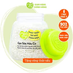 Thumbnail Gạo sữa hữu cơ Mămmy nấu cháo ăn dặm cho bé từ 6 tháng hũ 140gr 3