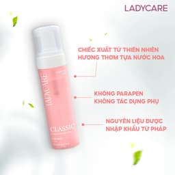 Thumbnail Dung Dịch Vệ Sinh Phụ Nữ Dạng Bọt Ladycare Classic Mọi Loại Da, Làm Sạch Và Duy Trì pH 190ml 4