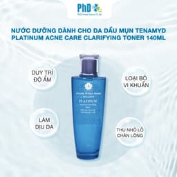 Thumbnail Nước Dưỡng Dành Cho Da Dầu Mụn Tenamyd Platinum Acne Care Clarifying Toner 140ml 2