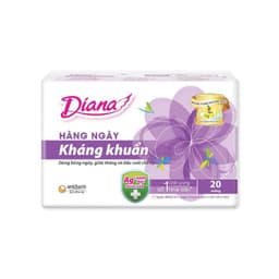 Thumbnail Băng vệ sinh Diana Sensi hàng ngày kháng khuẩn gói 20 miếng 1