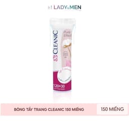 Thumbnail Bông tẩy trang cotton Cleanic - Làm sạch & an toàn cho da - 150 miếng 2