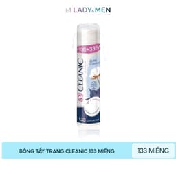 Thumbnail Bông tẩy trang cotton Cleanic - Làm sạch & an toàn cho da - 133 miếng 2