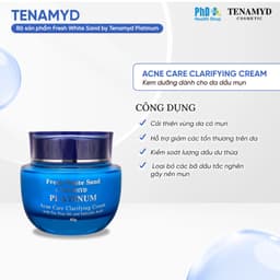 Thumbnail Kem Dưỡng Tenamyd Platinum Acne Care Clarifying Cream Làm Dịu Và Cải Thiện Vùng Da Có Mụn 60g 3