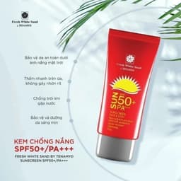 Thumbnail Kem Chống Nắng Trắng Da Tenamyd Fresh White Sand SPF 50+/PA+++ Tuýp 50g 4