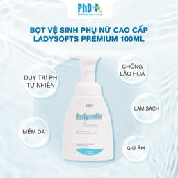 Thumbnail Dung Dịch Vệ Sinh Phụ Nữ Dạng Bọt Cao Cấp Ladysofts Premium Làm Sạch Và Duy Trì Độ pH Tự Nhiên 100ml 2