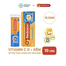 Thumbnail Viên sủi bổ sung Vitamin C và D và Kẽm Redoxon Triple Action 10 viên 4