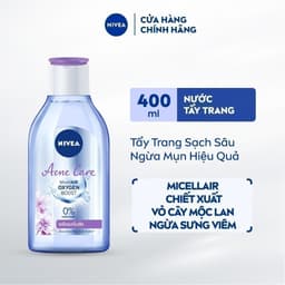 Thumbnail Nước Tẩy Trang NIVEA Acne Care Ngừa Mụn | Sạch Sâu (400 ml) - 80116 1