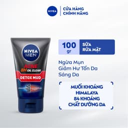 Thumbnail Sữa Rửa Mặt NIVEA MEN Acne Oil Clear Bùn Khoáng Ngừa Mụn | Sạch Sâu (100 g) - 83940 1