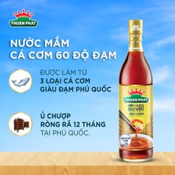 Thumbnail Nước mắm cá cơm Thuận Phát 60 độ đạm 490ml 1