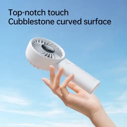 Thumbnail Quạt cầm tay mini Jisulife Life 4 ABS 5 cấp độ gió 3600mAh/5000mAh - Sử dụng liên tục 12h - Chính hãng - BH 12 tháng 3