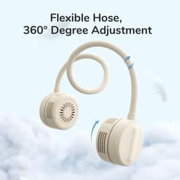 Thumbnail Quạt đeo cổ JISULIFE FA25 4W 1800mAh không cánh | 4 Cấp độ gió | Uốn dẻo linh hoạt | Sử dụng tới 12H - BH 12 tháng 3