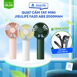 Thumbnail Quạt Cầm Tay Mini JISULIFE FA20 ABS 2000mAh - Sạc Nhanh - Sử Dụng Lên Đến 12H  Chính Hãng - Bảo Hành 12 Tháng 1