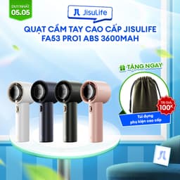 Thumbnail Quạt Cầm Tay Cao Cấp JISULIFE Pro1 (FA53 ABS) - Màn LED Hiển Thị - Sử Dụng Lên Đến 12H - Bảo Hành Chính Hãng 12 Tháng 1