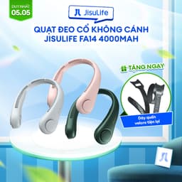 Thumbnail Quạt Đeo Cổ Không Cánh 4000mAh JISULIFE FA14 Siêu Mát 270 Độ | Sử Dụng Lên Đến 16H | Bảo Hành Chính Hãng 12 Tháng 1