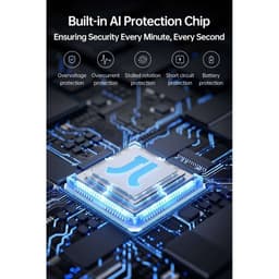 Thumbnail Quạt Cầm Tay Cao Cấp JISULIFE Ultra1 FA55 18W 9000mAh Sạc Nhanh - Đèn LED Hiển Thị - Sử Dụng 1H-6H | Bảo Hành Chính Hãng 4