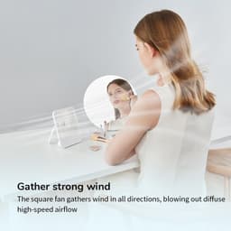 Thumbnail Quạt Để Bàn Tích Điện JISULIFE FA26A ABS Xoay 120 Độ - Pin 2000mAh Sử Dụng Lên Đến 6H Chính Hãng - Bảo Hành 12 Tháng 3