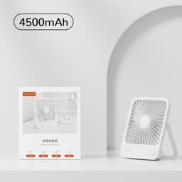 Thumbnail Quạt Để Bàn Tích Điện JISULIFE FA26A ABS Xoay 120 Độ - Pin 2000mAh Sử Dụng Lên Đến 6H Chính Hãng - Bảo Hành 12 Tháng 4