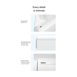 Thumbnail Quạt Để Bàn Mini Siêu Mỏng JISULIFE FA28 4500mAh | Hoạt Động Yên Tĩnh Không Tiếng Ồn | 4 Cấp Độ Gió | Bảo Hành 12 Tháng 2