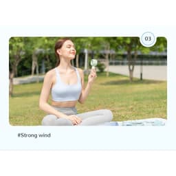 Thumbnail Quạt Cầm Tay Mini JISULIFE FA42 Nhỏ Gọn - Tiện Lợi Pin 2000/4500mAh | Sử Dụng Lên Đến 6-12H Bảo Hành 12 Tháng Chính Hãng 4