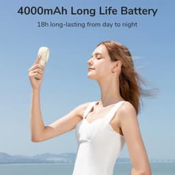 Thumbnail Quạt Cầm Tay Mini JISULIFE FA43 4000/6000mAh | 5 Cấp Gió Siêu Mát | Sử Dụng Lên Đến 12H | Bảo Hành Chính Hãng 12 Tháng 3