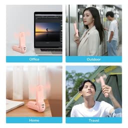 Thumbnail Quạt Cầm Tay Mini 3 Trong 1 JISULIFE F8 2000mAh Tích Hợp Sạc Dự Phòng, Đèn Pin Siêu Sáng Chính Hãng - Bảo Hành 12 Tháng 3