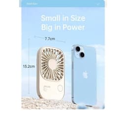 Thumbnail Quạt Tích Điện Mini JISULIFE FA49 2000mAh 3 Cấp Độ Gió | Nhỏ Gọn - Siêu Mỏng - Để Bàn | Bảo Hành Chính Hãng 12 Tháng 4
