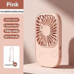 Thumbnail Quạt Tích Điện Mini JISULIFE FA49 2000mAh 3 Cấp Độ Gió | Nhỏ Gọn - Siêu Mỏng - Để Bàn | Bảo Hành Chính Hãng 12 Tháng 2