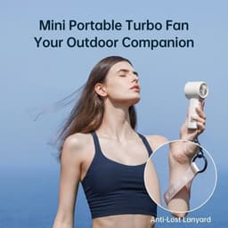 Thumbnail Quạt Cầm Tay Cao Cấp JISULIFE FA53 Pro1/Pro1 S | Con Lăn 100 Cấp Gió - LED Hiển Thị Pin - Sử Dụng Đến 15H | Bảo Hành 12T 2